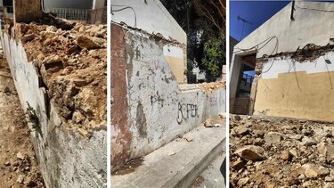 Φόβος για γονείς και παιδιά το ετοιμόρροπο κτίσμα σε σχολείο- Δείτε βίντεο