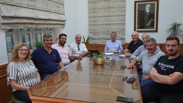 Συνάντηση του Παύλου Μπαριτάκη με το Σταύρο Αρναουτάκη: Οι ευχές και η συζήτηση για την επόμενη μέρα στο Δ. Βιάννου