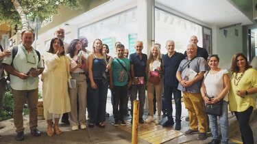 Α. Καλοκαιρινός: Πανηγυρικό κλίμα και ενθουσιασμός στην επίσκεψη σε καταστήματα των οδών Αβέρωφ και Ζωγράφου 