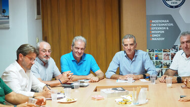 Συνάντηση του Αλέξη Καλοκαιρινού με τη Διοίκηση της ΟΕΒΕΝΗ