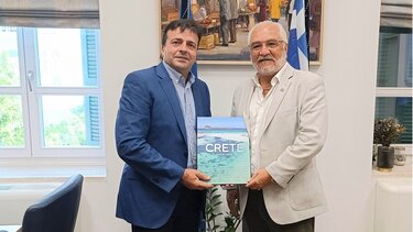 Συνάντηση του Έλληνα Πρόξενου στη Ν. Ζηλανδία με τον Αντιπεριφερειάρχη Ηρακλείου