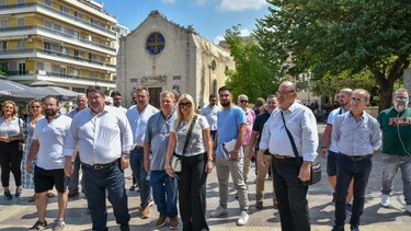 Στην Πλατεία Αγίας Αικατερίνης ο Μιχάλης Καραμαλάκης