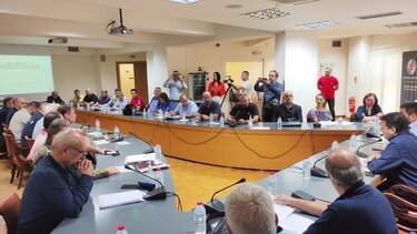 Μήνυμα ενότητας του Δήμαρχου Χερσονήσου στη συνεδρίαση του Συντονιστικού Οργάνου πολιτικής προστασίας