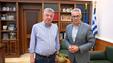 Συνάντηση Περιφερειάρχη Κρήτης με τον Διοικητή της 7ης Υγειονομικής Περιφέρειας Κρήτης