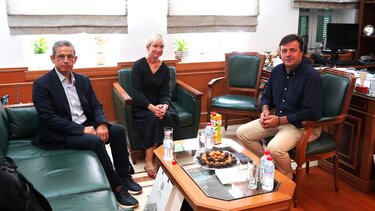 Επίσκεψη της Πρέσβεως της Νορβηγίας στον Αντιπεριφερειάρχη Ηρακλείου