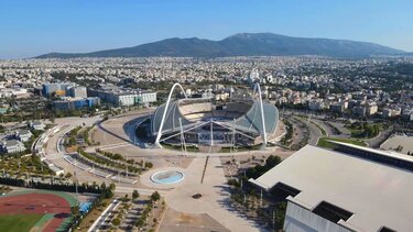 ΟΑΚΑ: Εναέρια πλάνα από το Ολυμπιακό στάδιο και το ποδηλατοδρόμιο