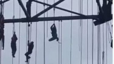 Βίντεο: Εργάτες βρέθηκαν να κρέμονται στο κενό μετά από κατάρρευση οικοδομής στη Βραζιλία