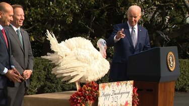 Χάρη σε δυο ...γαλοπούλες απένειμε ο Τζο Μπάιντεν