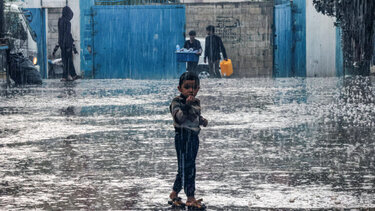 Ισχυρές βροχοπτώσεις στη Γάζα προκαλούν νεά προβλήματα και φόβους στους Παλαιστινίους