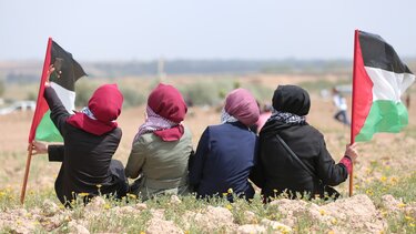 Συγκέντρωση -παρέμβαση αλληλεγγύης για τον Παλαιστινιακό λαό από το ΚΚΕ(μ-λ)