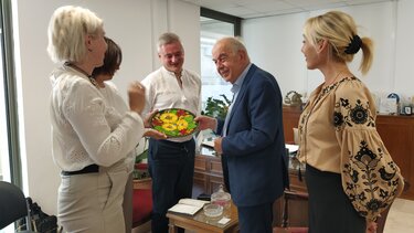 Συνάντηση του Δημάρχου Ηρακλείου Βασίλη Λαμπρινού με τους Πρόξενους της Ουκρανίας στην Ελλάδα