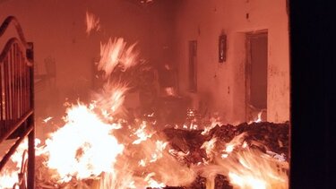 Εικόνες ολοκληρωτικής καταστροφής στις πρώην κατασκηνώσεις του Κοκκίνη