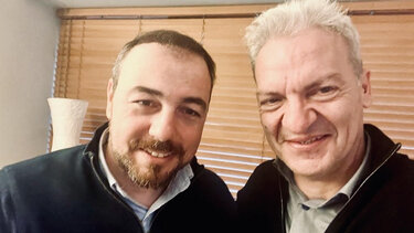 Συνάντηση Φραγκίσκου Παρασύρη με το νεοεκλεγέντα Δήμαρχο Ηρακλείου, Αλέξη Καλοκαιρινό