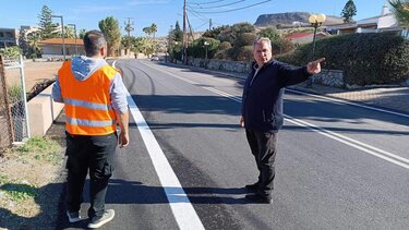 Στα έργα οδικής ασφάλειας σε Γάζι και Καρτερό ο Νίκος Σκουλάς