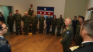 Ανταλλαγή ευχών του Αρχηγού ΓΕΕΘΑ με το προσωπικό μονάδων των Τριών Όπλων