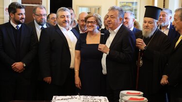 Στ. Αρναουτάκης: "Για 13η συνεχή χρονιά στην κοπή της πίτας στα Χανιά, σηματοδοτώντας την ενότητα και την ισόρροπη ανάπτυξη"