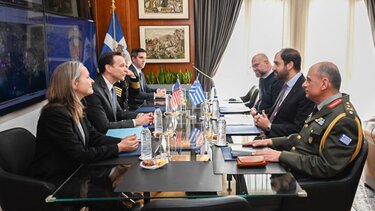 Συνάντηση Κεφαλογιάννη με τον Υπηρεσιακό Υφυπουργό Εξωτερικών των ΗΠΑ, J. Huck