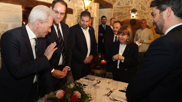 Συνάντηση με την Πρόεδρο της Δημοκρατίας είχε ο Αλέξης Καλοκαιρινός