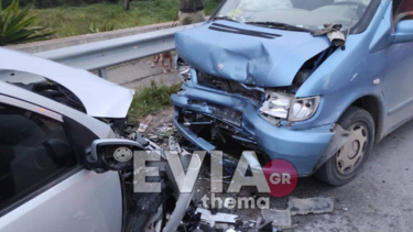 Σοβαρό τροχαίο στην Εύβοια