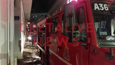 Τραγωδία στο κέντρο του Ηρακλείου: Νεκρή σε πυρκαγιά 73χρονη γυναίκα 