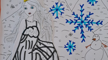 "Περιμένοντας το χιόνι": Το παραμύθι μαθήτριας του 1ου Δημοτικού Σχολείου Ανωγείων