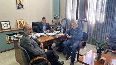 Στον Άγιο Νικόλαο ο πρόεδρος της ΓΣΕΕ