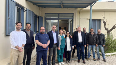 Επίσκεψη Χνάρη στα Κέντρα Υγείας Περάματος και Ανωγείων