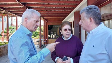 Η Λίνα Μενδώνη στην Κνωσό: Στόχος μας η αναβάθμιση της εμπειρίας του επισκέπτη