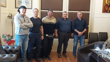 Στον Αντιπεριφερειάρχη το ΔΣ του Σωματείου Εργαζομένων ΕΚΑΒ Χανίων 