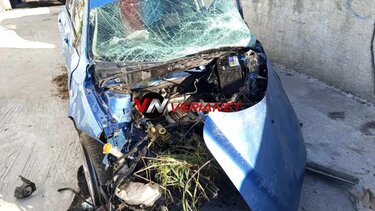 Βέροια: Μία νεαρή νεκρή και δύο τραυματίες σε τροχαίο δυστύχημα