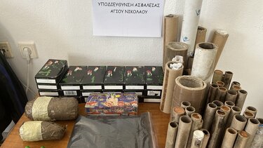 Kροτίδες, φωτοβολίδες και τρεις συλλήψεις στον Άγιο Νικόλαο - Ένας ανήλικος στη "φάκα"