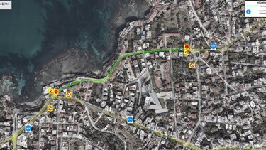 Εργασίες ασφαλτόστρωσης στην οδό Ελ. Βενιζέλου στα Χανιά