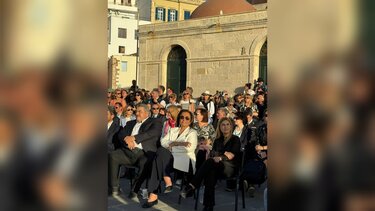 Η Σέβη Βολουδάκη στις εκδηλώσεις υποδοχής της Ολυμπιακής Φλόγας στα Χανιά