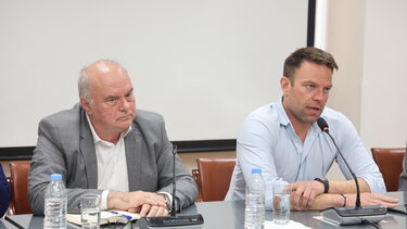 Στο Επιμελητήριο Ηρακλείου ο Στέφανος Κασσελάκης - Σύσκεψη με φορείς