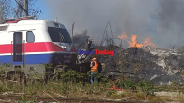 Τρένο απειλήθηκε από φωτιά - "Σωθήκαμε κυριολεκτικά την τελευταία στιγμή", δηλώνει μηχανοδηγός