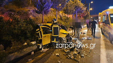 Τραγωδία στον Γαλατά: Νεκρός ένας άνδρας σε σφοδρή σύγκρουση δύο ΙΧ