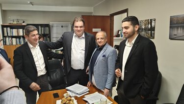 Η επίσκεψη του Κυριάκου Πιερρακάκη στην Περιφερειακή Διεύθυνση Εκπαίδευσης Κρήτης