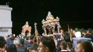 Συγκινητικό "συναπάντημα" Επιταφίων στη γειτονιά δύο θυμάτων της ασφάλτου!