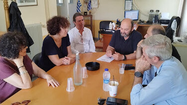 Στο Εργατικό Κέντρο Χανίων και τη ΔΥΠΑ η υπ. Ευρωβουλεύτρια της Νέας Αριστεράς Μαρία Καραμεσίνη