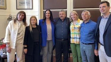 Οι σχολικές υποδομές των Χανίων στο επίκεντρο των επαφών της Ζέττας Μακρή