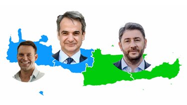 ΝΔ - ΠΑΣΟΚ- ΣΥΡΙΖΑ: Κέρδη και ζημιές στην Κρήτη 