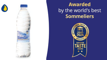 Το εμφιαλωμένο νερό Σεληνάρι βραβεύεται με το Superior Taste Award στις Βρυξέλλες!