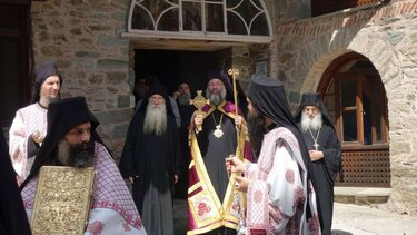 Στο Άγιον Όρος ο Μητροπολίτης Ρεθύμνης και Αυλοποτάμου