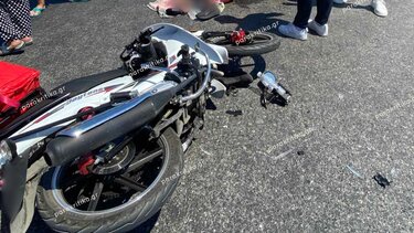 Τραυματίστηκε δικυκλιστής σε τροχαίο στα Χανιά 