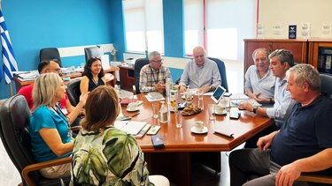 Συνάντηση στην 7η ΥΠΕ Κρήτης για τις Δομές Υγείας του Δήμου Βιάννου