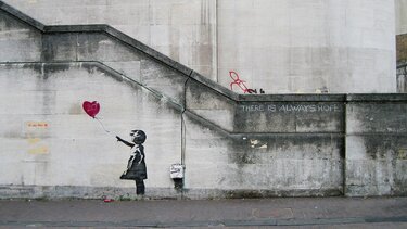 Βρέθηκε το διάσημο έργο του Banksy το «Κορίτσι με μπαλόνι»