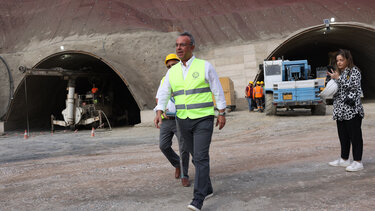 Σε εργοτάξια του ΒΟΑΚ ο Χρήστος Σταϊκούρας - "Πρέπει όλοι να είμαστε συνεπείς"