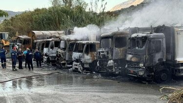 Κυρίζογλου: «Πρωτόγνωρο» το περιστατικό εμπρησμού απορριμματοφόρων στο Μαλεβίζι
