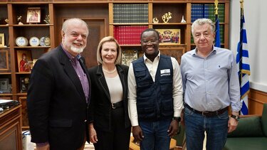 Συνάντηση Επικεφαλής του Τμήματος Επιστήμης της UNESCO με τον Αρναουτάκη για τη λειψυδρία