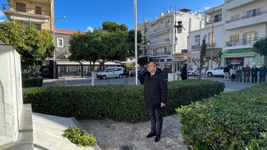 Στις εκδηλώσεις στον Άγιο Νικόλαο για την Εθνική Αντίσταση, ο Γ.Πλακιωτάκης